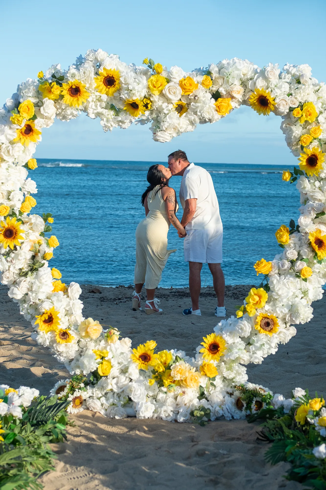 A kiss in the heart frame
