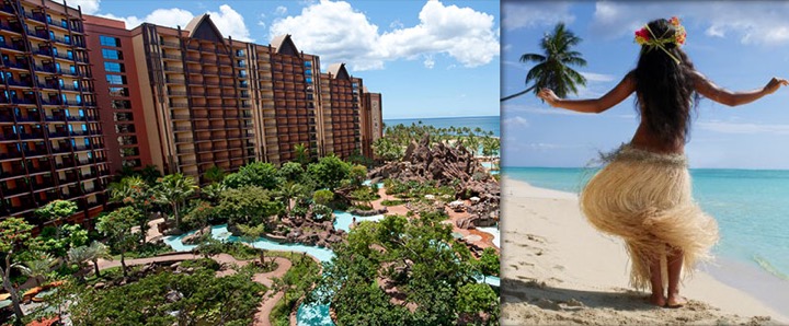 Aulani resort at Ko Olina on the west side of Oahu