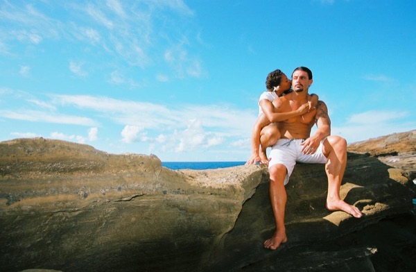 Jamillah and Brandon on the east coast cliffs above the Pacific, photo 3