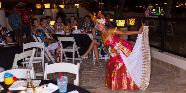 Guests at the reception under the stars, more from the day