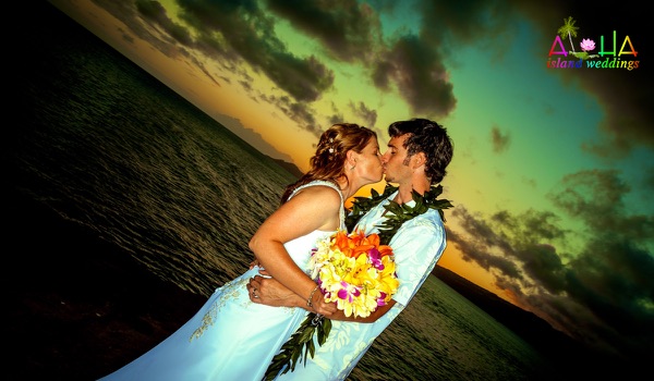 Jennifer and David in silhouette at sunset, another moment