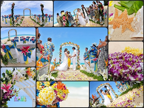 Collage setup and concept design for ceremony