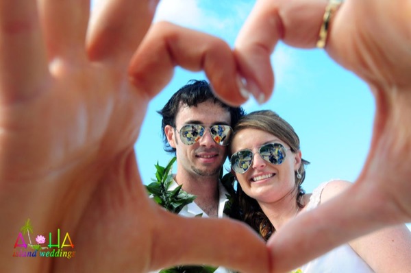 Heart with pilot sunglasses smile