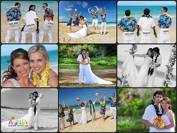 Love and romance for David and Jennifer wedding collage