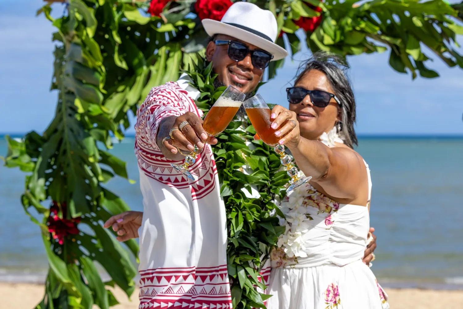 A toast under the arch