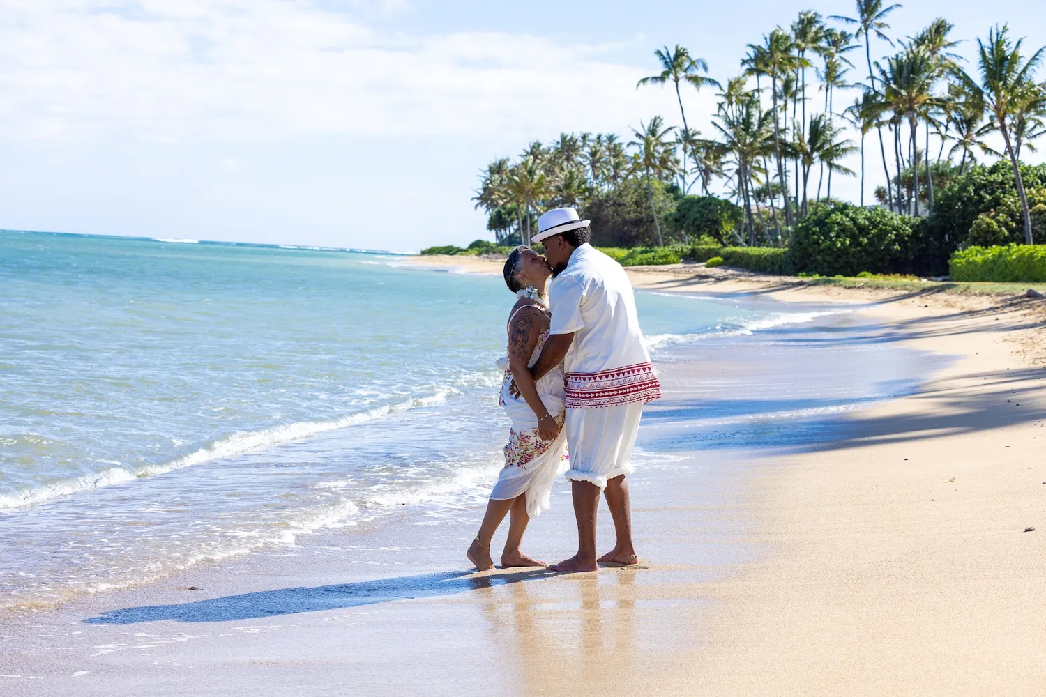 Walking the beach together