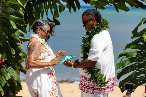 Jocelyn reading her vows