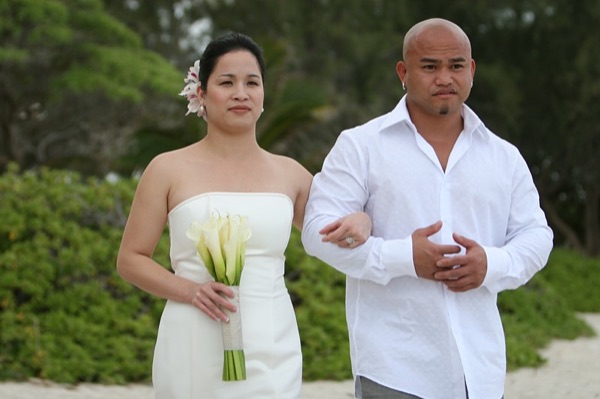 Jo and Rey's wedding ceremony