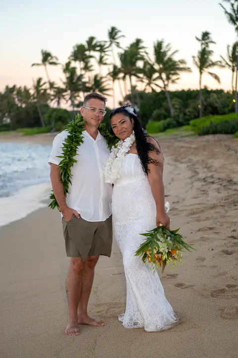 A portrait on the sand at Waialae Beach