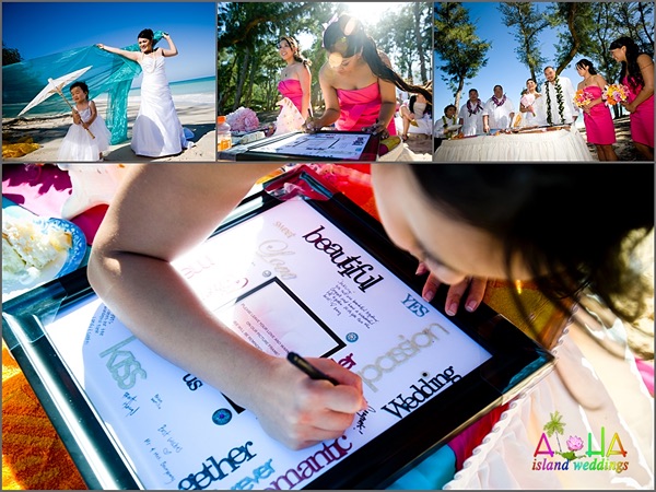 Signing the certificate collage
