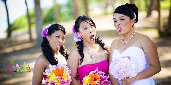 Leling and Jack during their vows