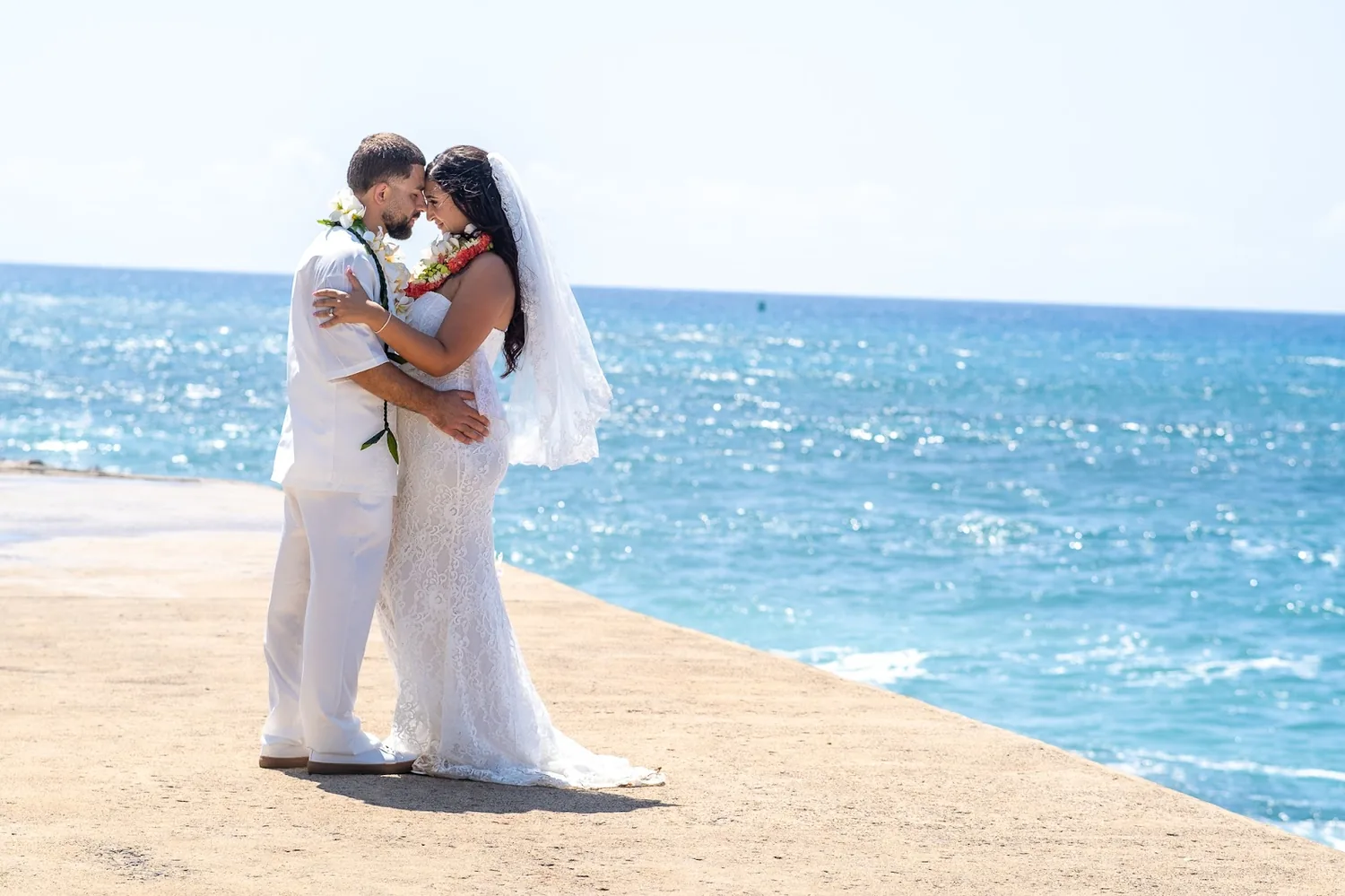 A kiss by the sea