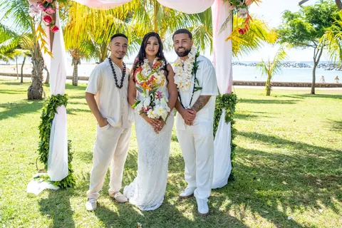 Mustafa with the groomsmen