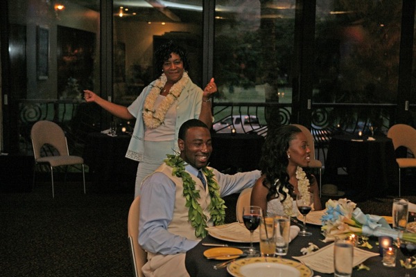 Mom of groom dancing