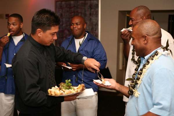 Naheshae and Damarus at their reception, from another angle