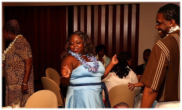 Naheshae and Damarus at their reception