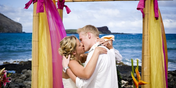 Natasha and Tyson during their ceremony by the sea, more from the day