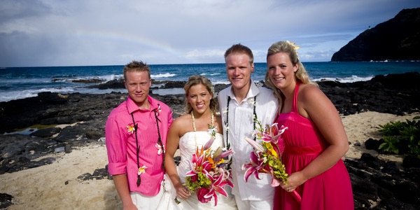 Natasha and Tyson celebrating by the sea, more from the day