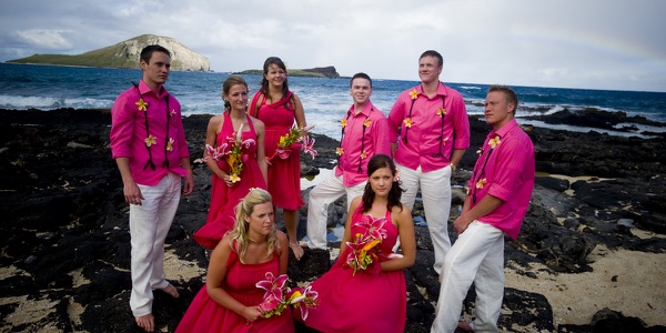 Natasha and Tyson celebrating by the sea, another photo