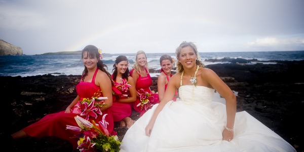 Natasha and Tyson celebrating by the sea, photo 2