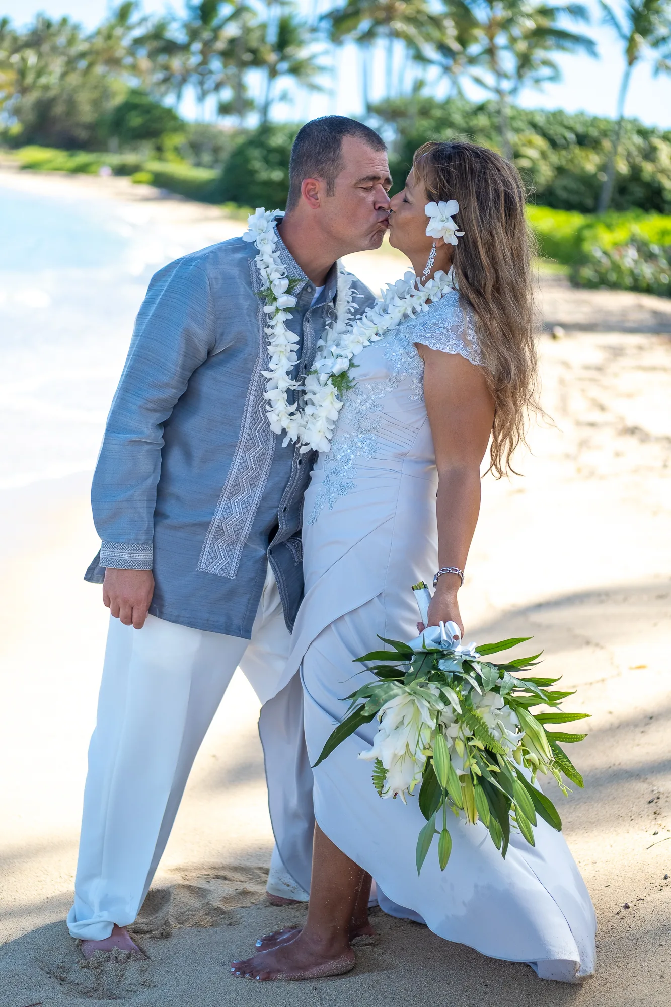 Nose to nose on the beach