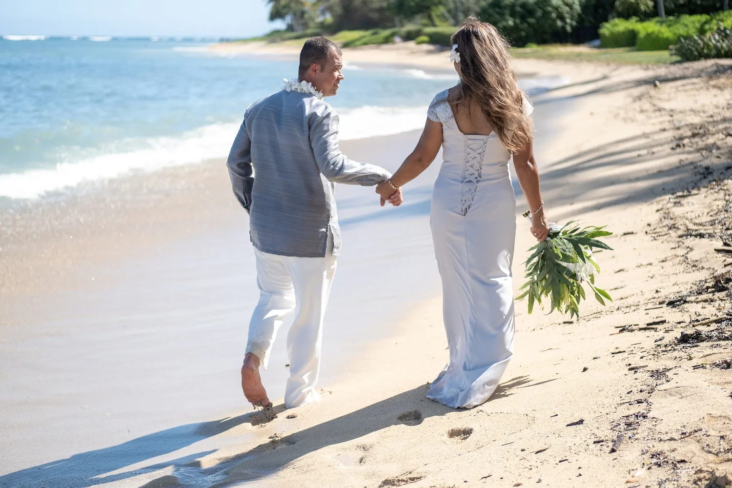 Strolling the shoreline