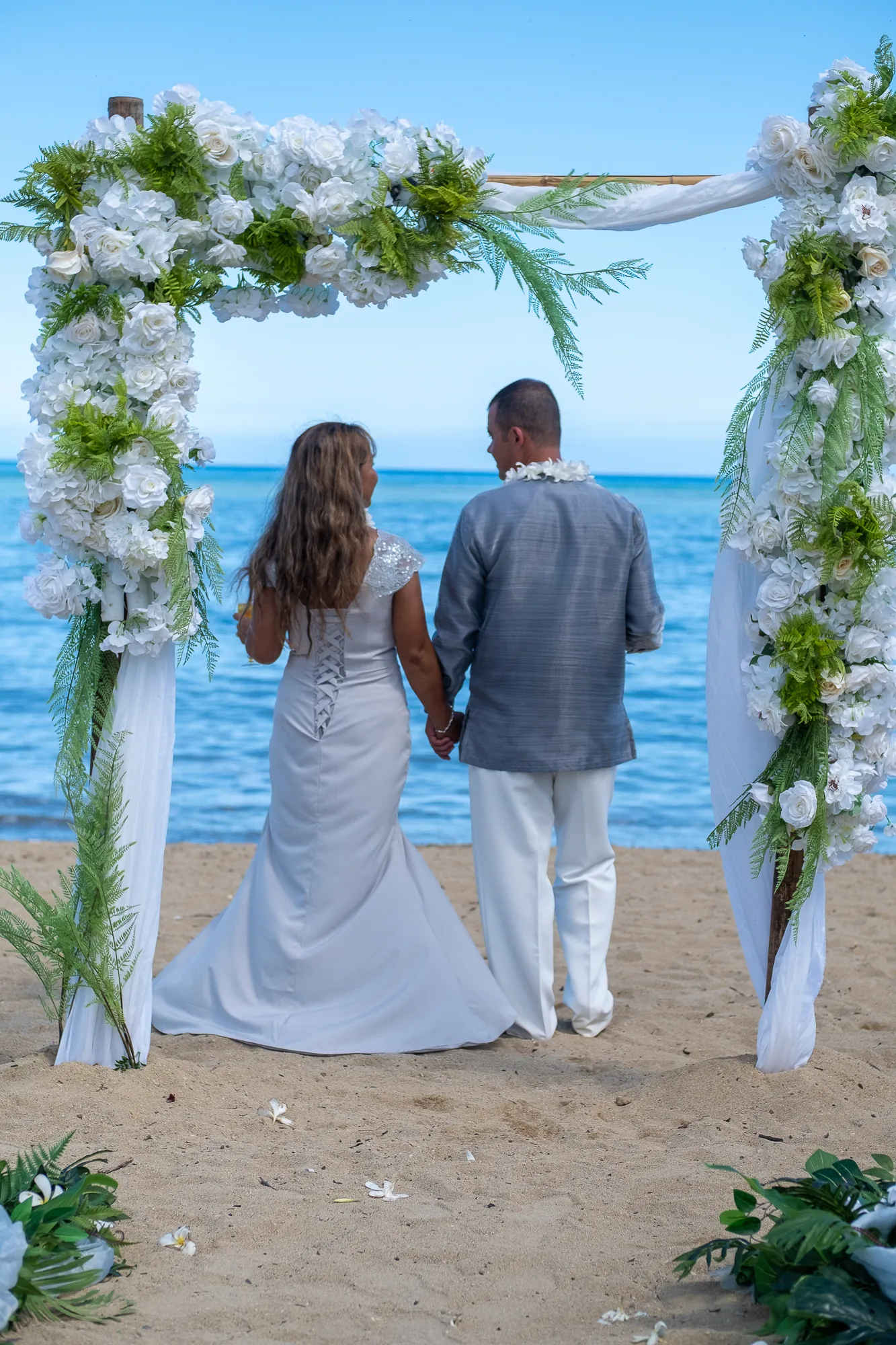 Under the arch together