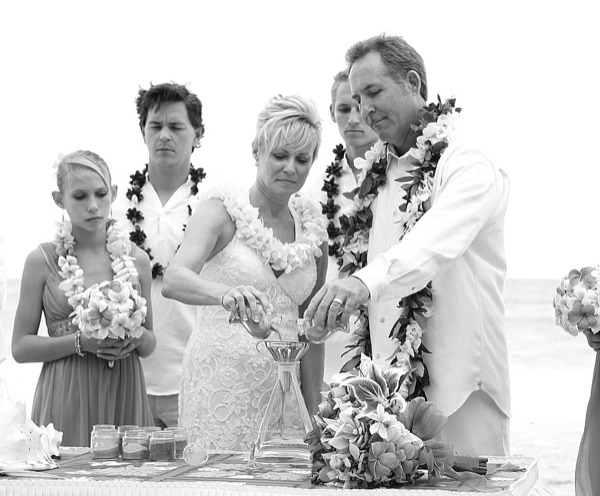 The sand ceremony blessing