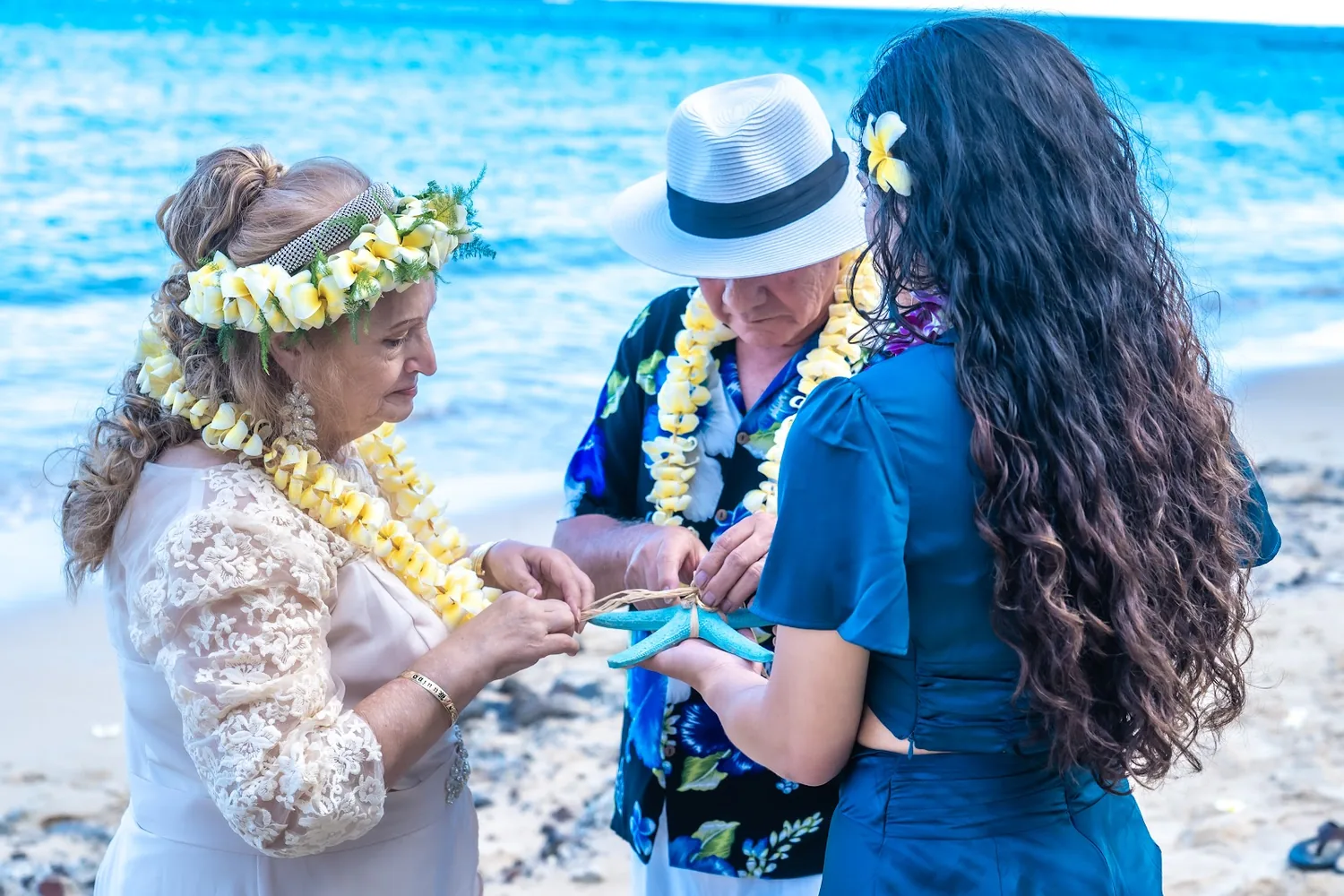 Exchanging rings again by the sea