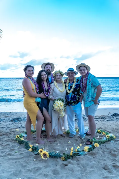 Daniel and Shirley with their family