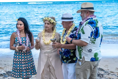Leis for the children and grandchildren