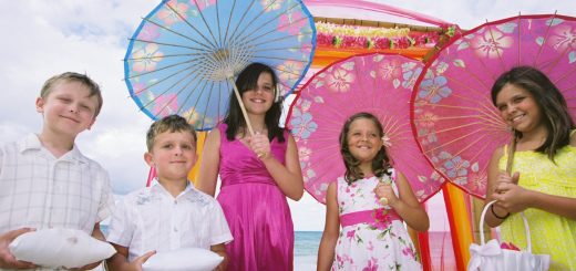 Ring boys and flower girls
