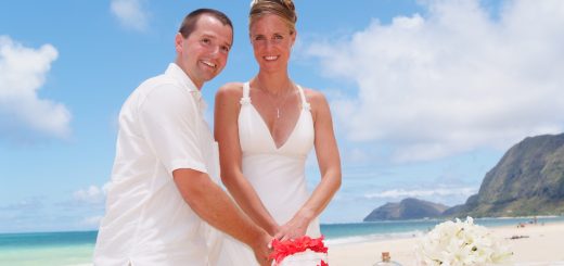 Beach wedding for Danielle