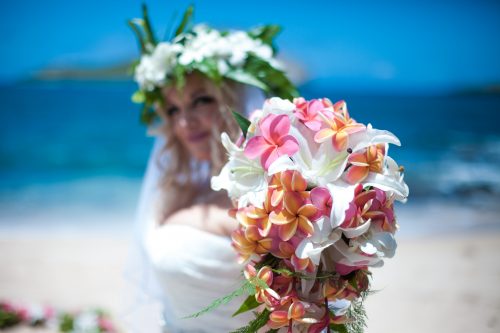 J&W Wedding picture in Hawaii