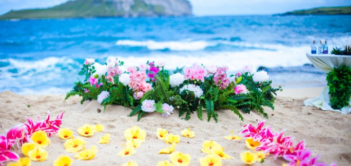 Flower circle in Hawaii
